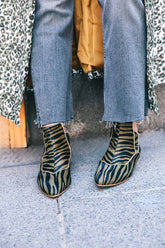 Stiefel Hexen Gold (inklusive Woll- und Lederinnensohle)